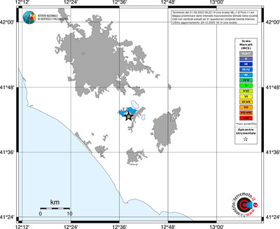 Mappa MCS - territori località