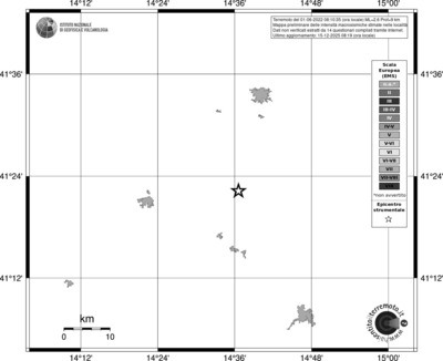 Mappa EMS - territori località