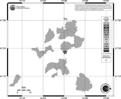 Mappa EMS - territori comuni