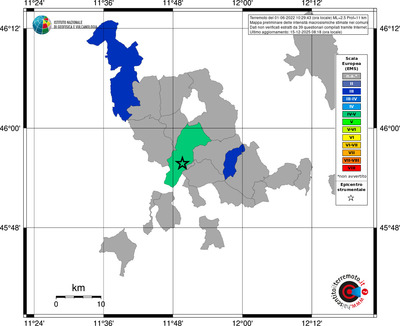 Mappa EMS - territori comuni
