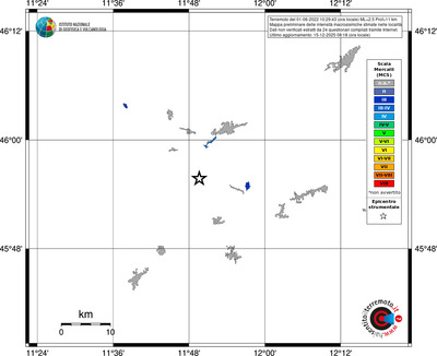 Mappa MCS - territori località
