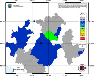 Mappa EMS - territori comuni
