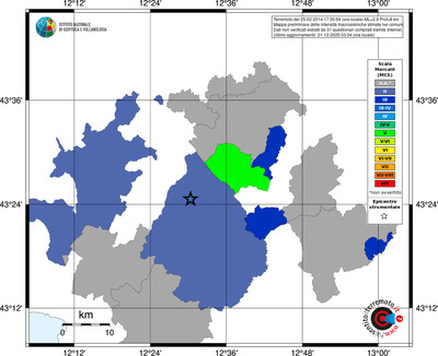 Mappa MCS - territori comuni