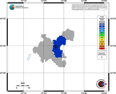 Mappa EMS - territori comuni