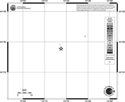 Mappa EMS - territori località