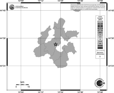 Mappa EMS - territori comuni