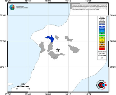 Mappa EMS - territori comuni