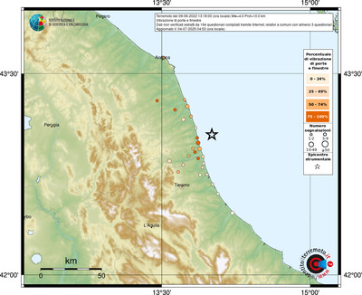 Mappa comuni con almeno 3 questionari
