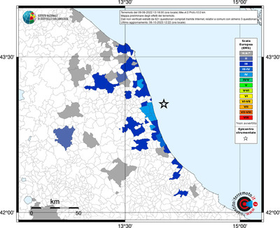 Mappa EMS riferita ai limiti comunali