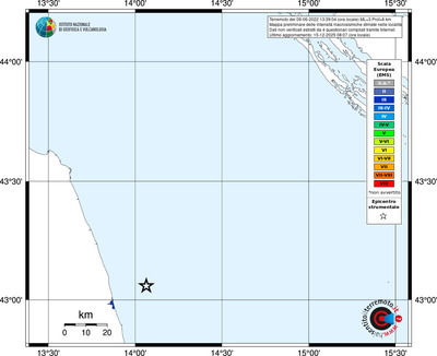 Mappa EMS - territori località