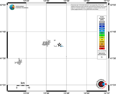 Mappa EMS - territori località