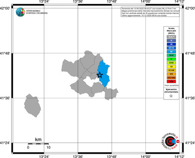 Mappa MCS - territori comuni