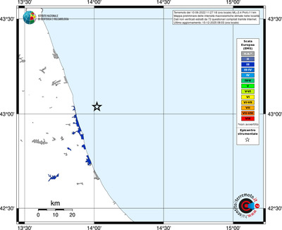 Mappa EMS - territori località