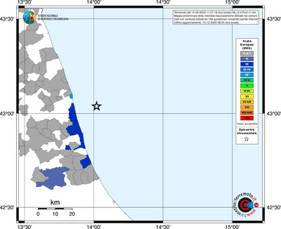 Mappa EMS - territori comuni
