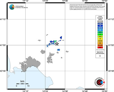 Mappa EMS - territori località