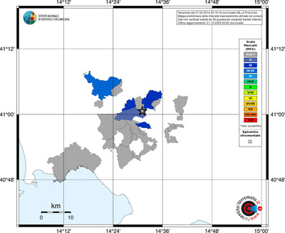 Mappa MCS - territori comuni