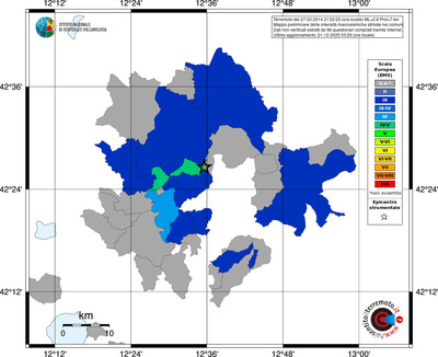 Mappa EMS - territori comuni