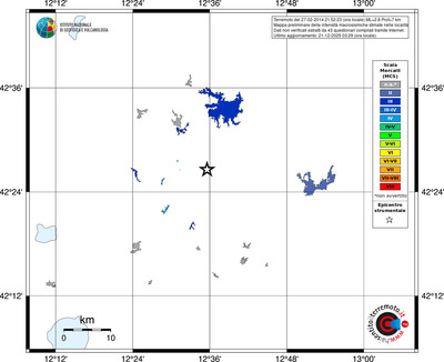 Mappa MCS - territori località