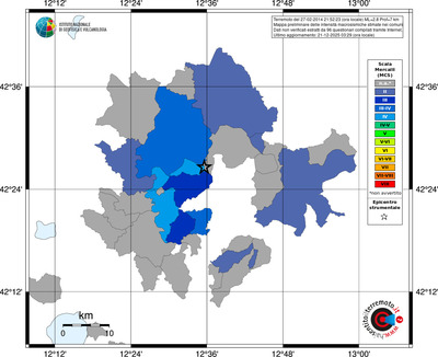 Mappa MCS - territori comuni