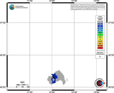 Mappa EMS - territori comuni