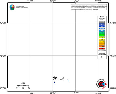 Mappa MCS - territori località
