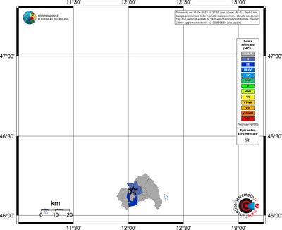 Mappa MCS - territori comuni