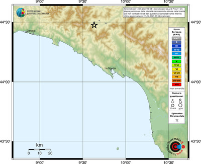 Mappa EMS - località
