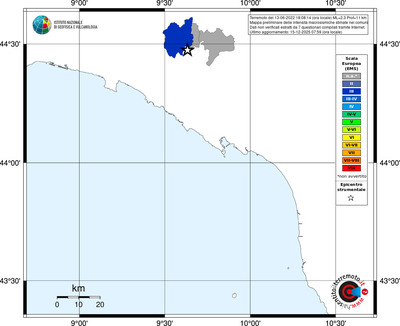 Mappa EMS - territori comuni