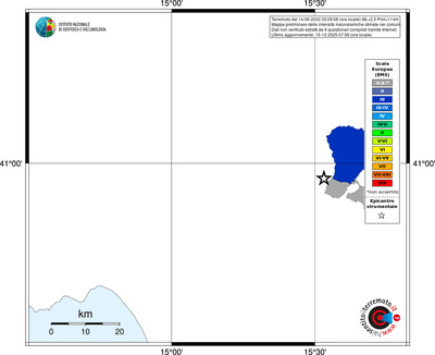 Mappa EMS - territori comuni