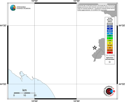 Mappa MCS - territori comuni