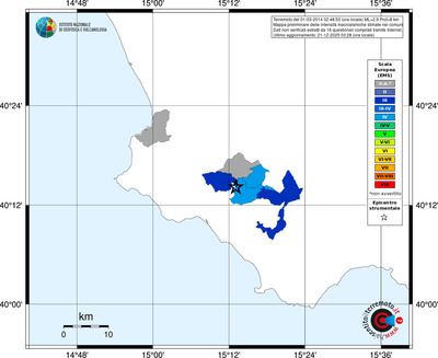 Mappa EMS - territori comuni