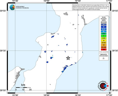Mappa EMS - territori località