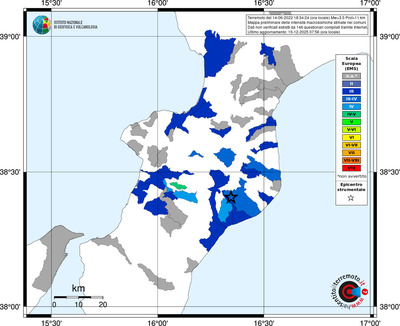 Mappa EMS - territori comuni