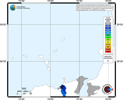 Mappa EMS - territori comuni