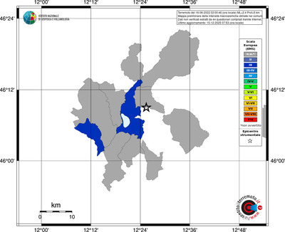 Mappa EMS - territori comuni