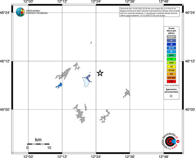 Mappa MCS - territori località