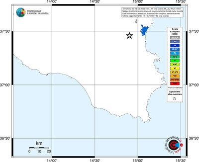 Mappa EMS - territori località