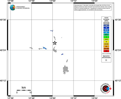 Mappa EMS - territori località
