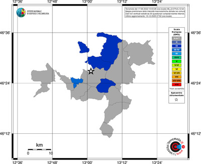 Mappa EMS - territori comuni