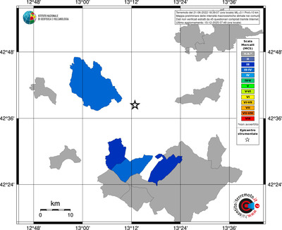 Mappa MCS - territori comuni