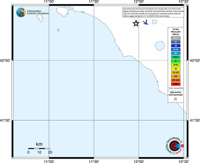 Mappa MCS - territori località