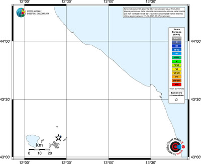 Mappa EMS - territori località