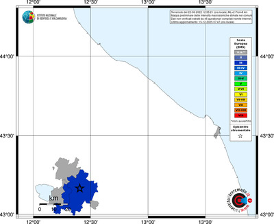 Mappa EMS - territori comuni