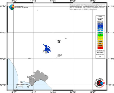 Mappa EMS - territori località