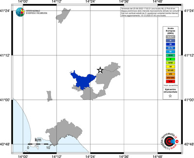 Mappa EMS - territori comuni