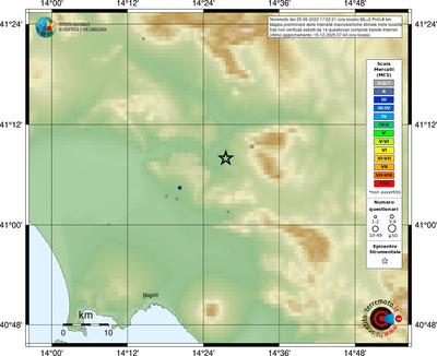Mappa MCS - località