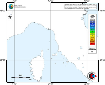 Mappa EMS - territori località