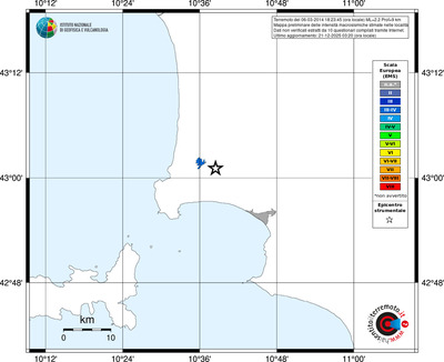 Mappa EMS - territori località