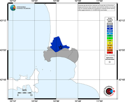 Mappa EMS - territori comuni