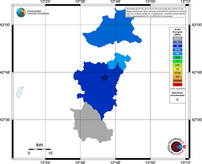 Mappa EMS - territori comuni